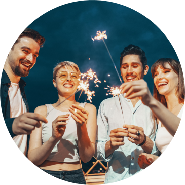 Everyone Enjoying the Party